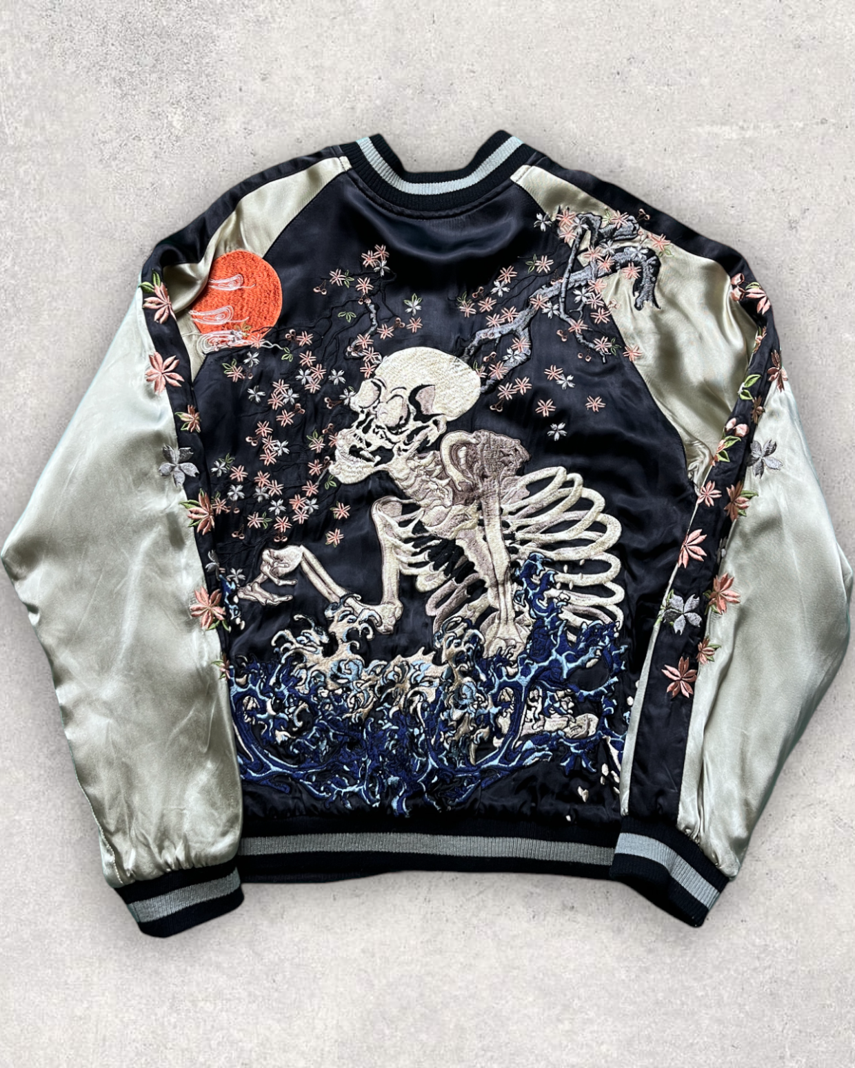 Embodiment of Utagawa Kuniyoshi's World: Skull Reversible Sukajan