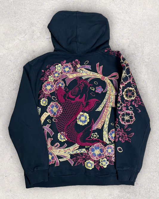 [Koi Toryumon Sakura] Japanese transitional hoodies Vintage - hoodie