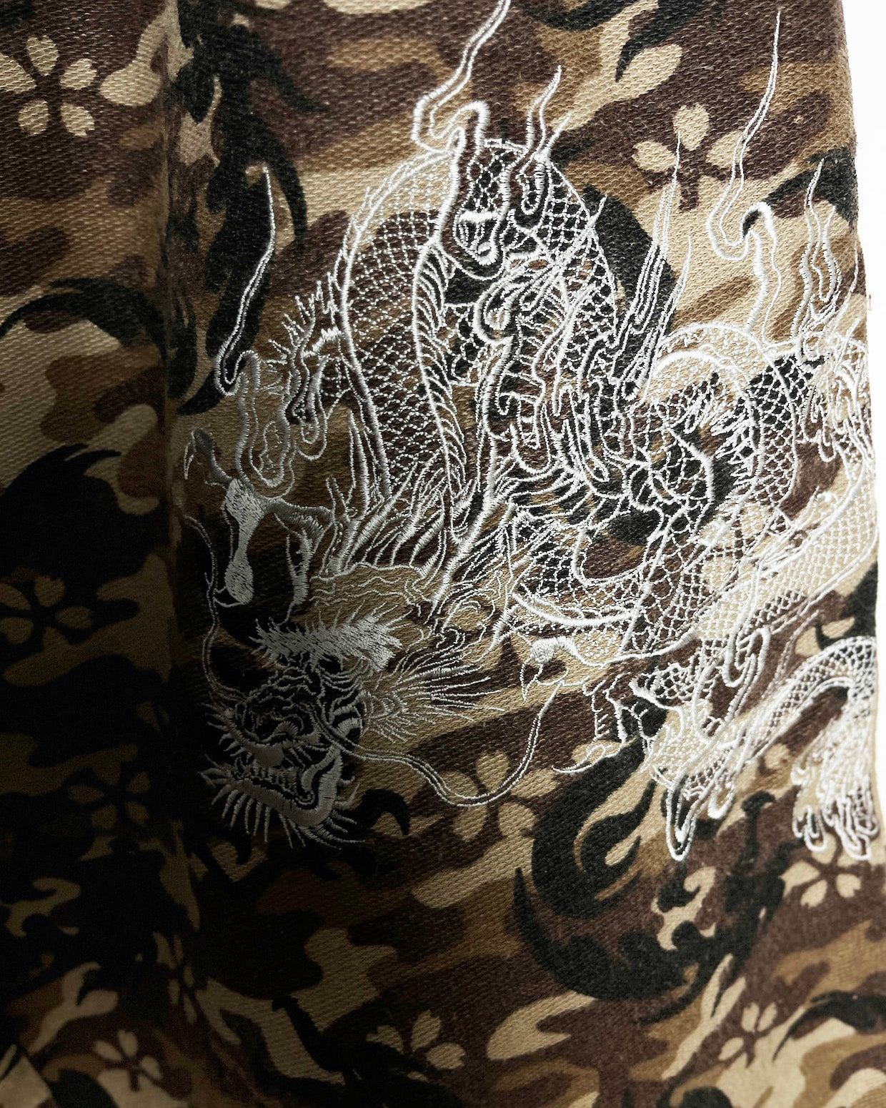 [Camouflage Japanese Pattern]  Bomber jacketJapanese transitional hoodies Vintage - hoodie