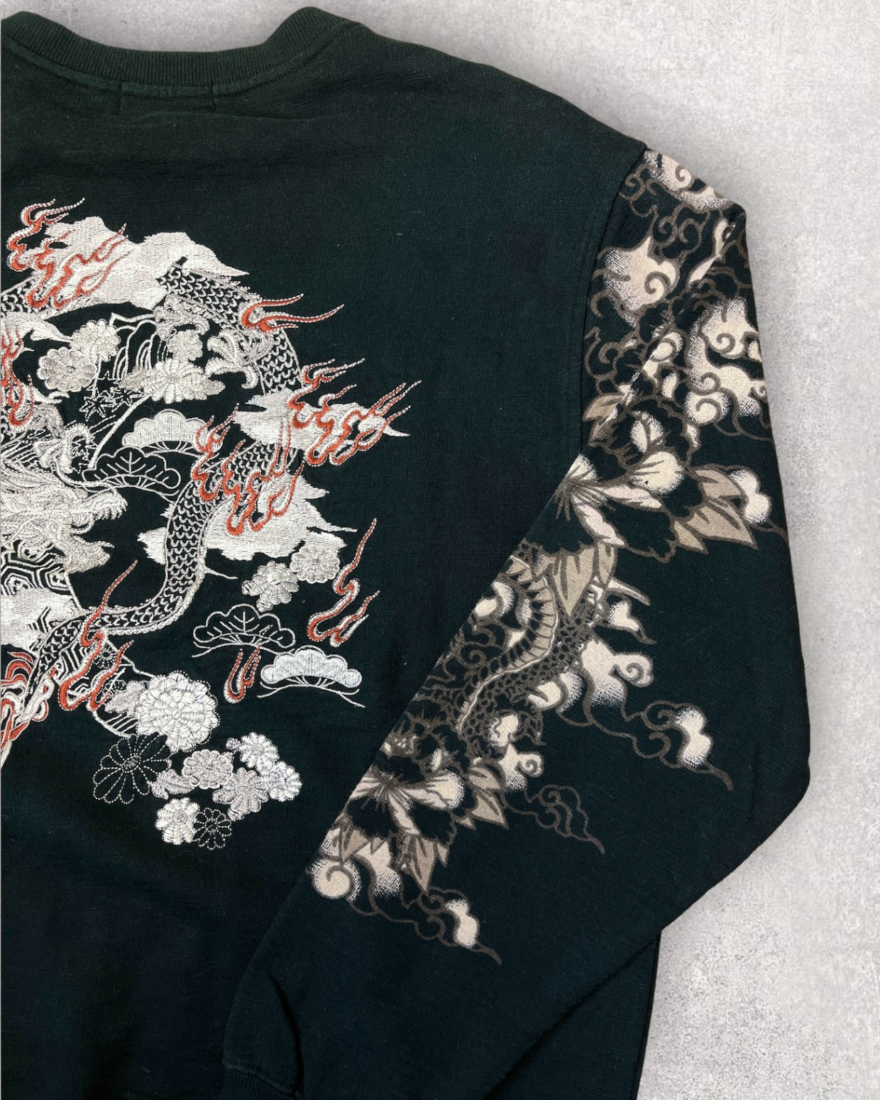 [DRAGON IN THE SKY] Bomber jacket Vintage - Sweatshirt