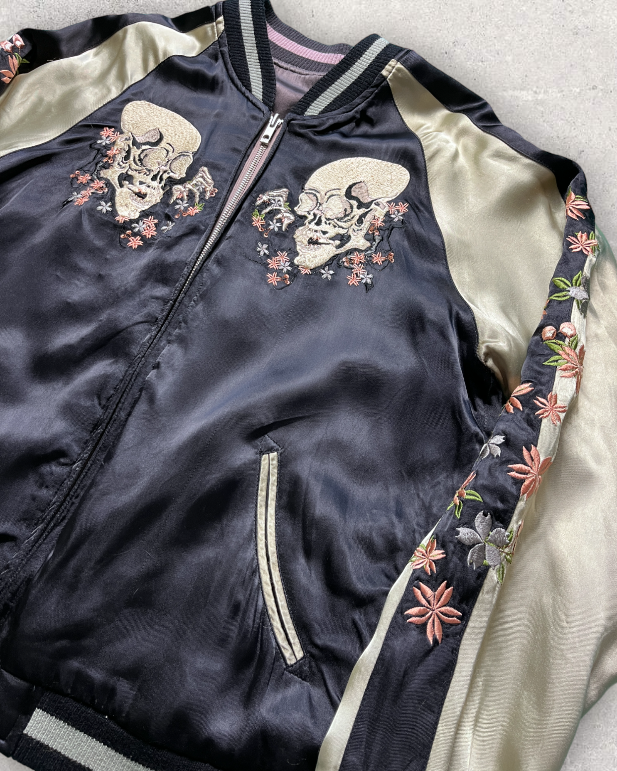 Embodiment of Utagawa Kuniyoshi's World: Skull Reversible Sukajan