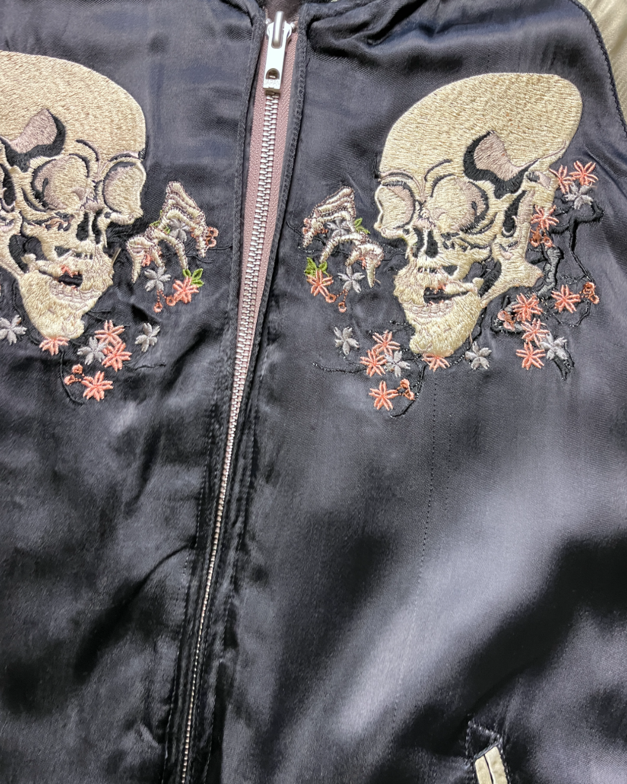 Embodiment of Utagawa Kuniyoshi's World: Skull Reversible Sukajan