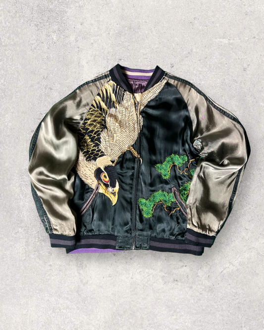 Hawk x Crane Japanese pattern | Autumn | Vintage