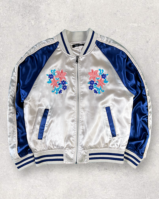 [S or M] Very pretty design with lovely coloring sukajan | Vintage jacket