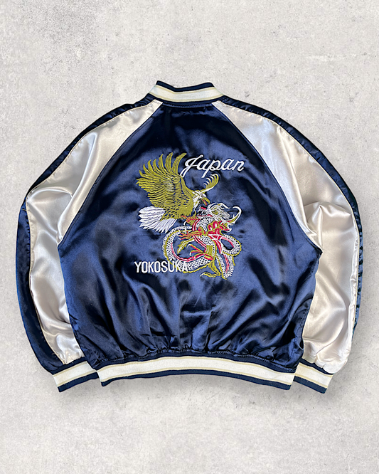 [LL] Thin design of eagle and dragon representing Skajan | Vintage jacket