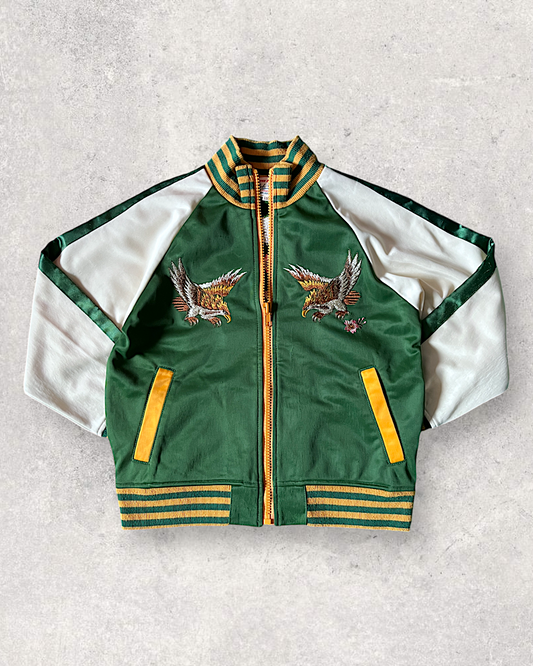 Kids sukajan Japan Hawk Mt Fuji track jacket | vintage