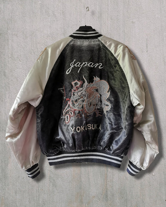 [YOKOSUKA DRAGON]  Bomber jacket Vintage / Single