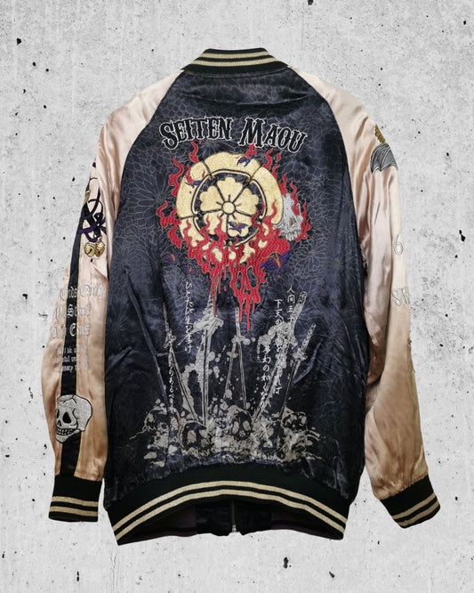 [DEVIL KING OF THE 6TH HEAVEN]    Bomber jacket Vintage / Reversable