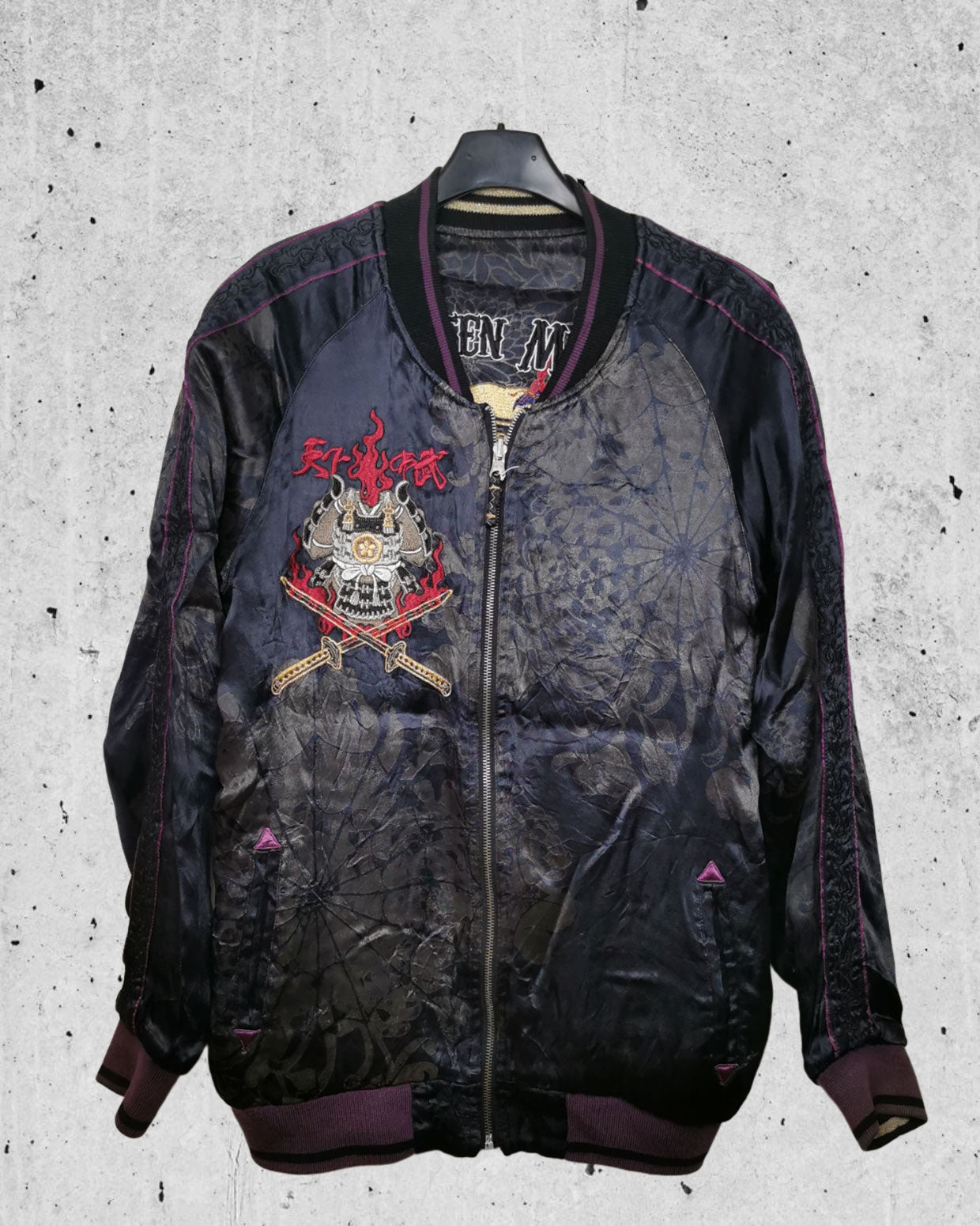 [DEVIL KING OF THE 6TH HEAVEN] Bomber jacket Vintage / Reversable