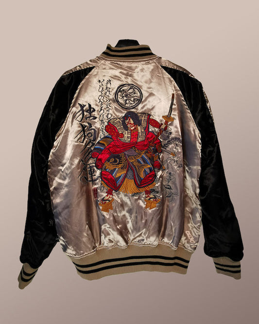 [KOKURYU - Black Dragon]  Bomber jacket Vintage / Single